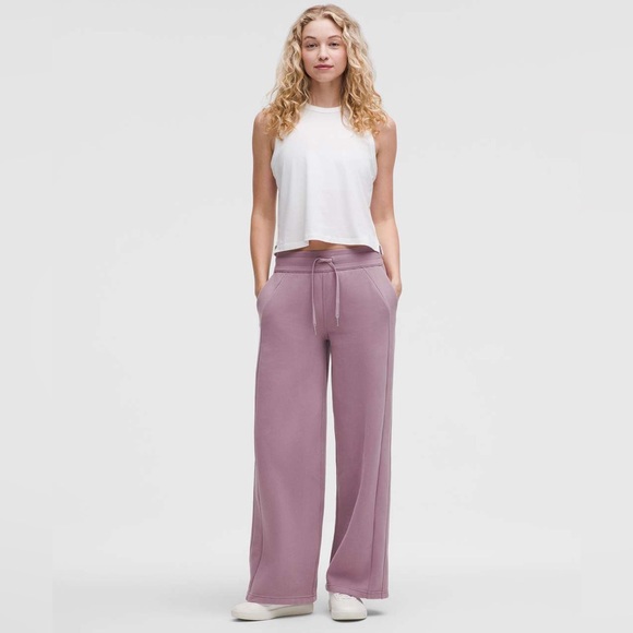 lululemon athletica Pants - 1. Lululemon women’s XL wide leg scuba pants lavender lux purple